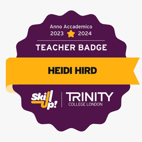 Trinity Teacher Badge, anno accademico 2023-2024, Heidi Hird